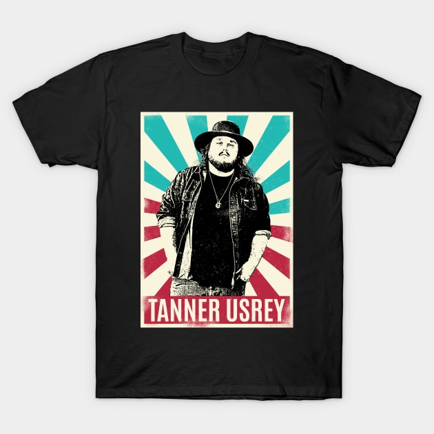 Vintage Retro Tanner Usrey T-Shirt by Bengkel Band